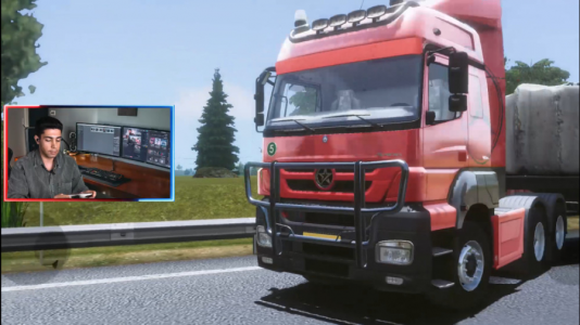  استریم شبیه‌ساز کامیون ۳ - کیکسیتاتور - فصل ۱ - رانندگی من با تریلی بنز اکسور در بازی truckers of Europe ۳