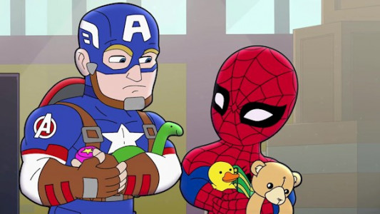 انیمیشن ماجراهای ابرقهرمانان مارول - فصل ۱ - قسمت ۶ - اسباب بازی ها به شهر برگشته اند