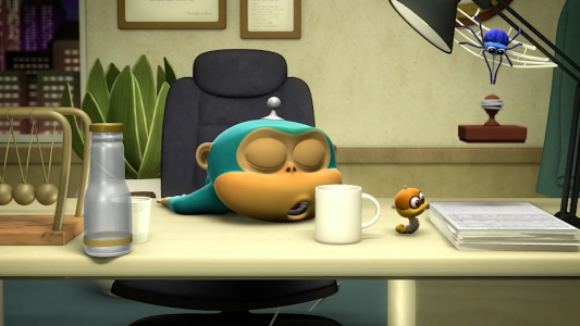 انیمیشن میمون‌های بیگانه - فصل ۱ - قسمت ۱۷