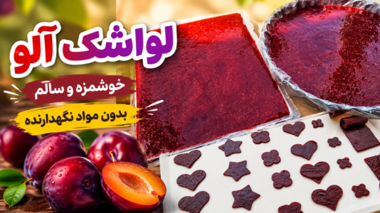 سریال آموزش انواع لواشک - آشپزی با مهتاب - فصل ۱ - طرز تهیه لواشک آلو خانگی