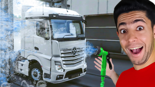  استریم شبیه‌ساز کامیون آموزشی ۳ - کیکسیتاتور - فصل ۱ - کارواش واقعی تریلی