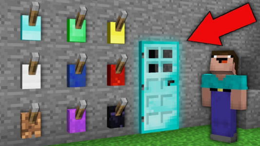  استریم ماینکرفت نوب ۴ - اچ کی ام گیم - فصل ۱ - درب عجیب