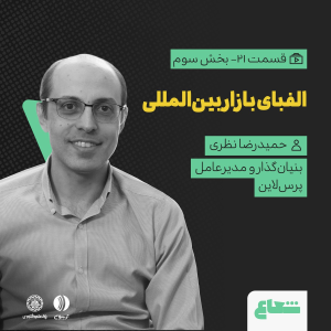 پادکست شعاع کست - فصل ۱ - قسمت ۲۱(۳) «الفبای بازار بین‌المللی» گفتگو با حمیدرضا نظری بنیان‌گذار و مدیرعامل پرس‌لاین