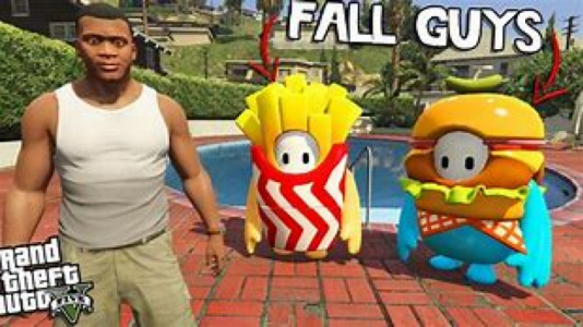  استریم جی‌تی‌ای ۵: عجایب - عمو هیتمن - فصل ۱ - فال گایز با سفینه فضایی