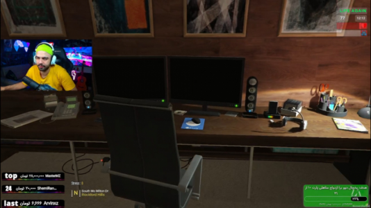  استریم جی‌تی‌ای ۵: عجایب - عمو هیتمن - فصل ۱ - اتاق استریم در یکی از خونه های شهر