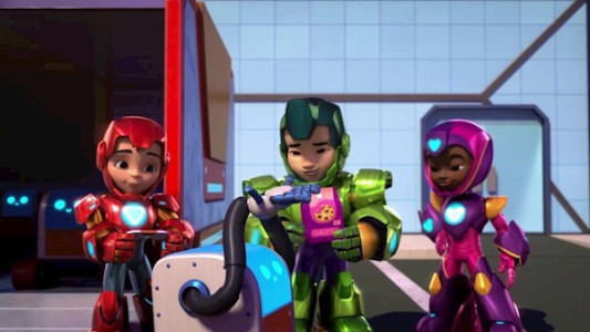 انیمیشن آیرون من و دوستان بی نظیرش - فصل ۱ - قسمت ۱۰ - ارسال ویژه برای دوستان آهنی/شکست مفتضحانه ربات تعمیرکار!