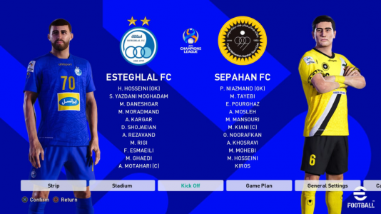  استریم پی‌اس ۲۰۲۲ : پنالتی - تایگر ایکس گیمینگ - فصل ۱ - استقلال - سپاهان