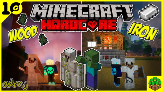  استریم ماینکرفت: هاردکور - اودی ارنجی - فصل ۱ - فارم آهن با فارم چوب تکمیل کردیم