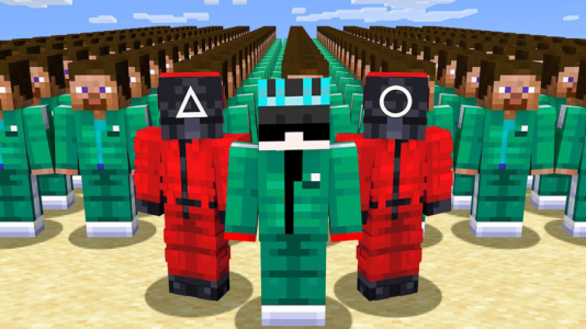  استریم ماینکرفت ۲ - معین ایکس ام - فصل ۱ - اسکویید گیم جدید