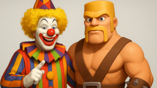  استریم شبیه‌ساز نبرد ۲ - سبحان حیدرزاده - نبردهای افسانه‌ای - مبارزه دلقک و بربر کلش آف کلنز