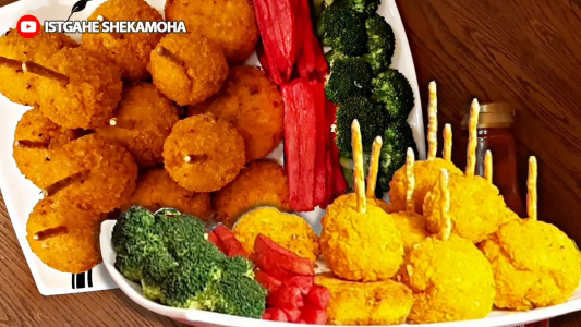 سریال انواع سوخاری - ایستگاه شکموها - انواع سوخاری - توپک مرغ با پنیر