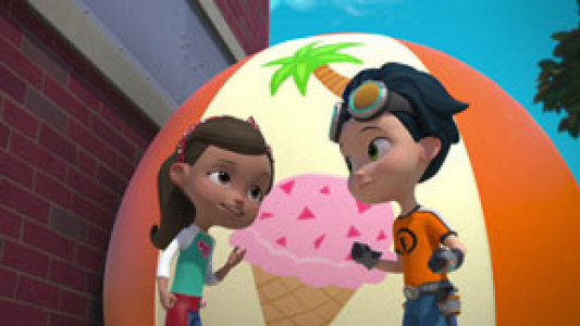 انیمیشن راستی مکانیک - فصل ۱ - قلعه‌ی رباتی راستی / بلدوزر راستی