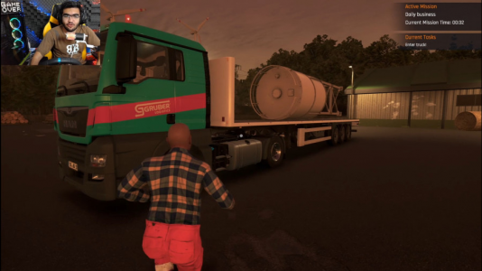  شبیه‌ساز حمل و نقل بار - سناتور هادی - فصل ۱ - رانندگی در شب