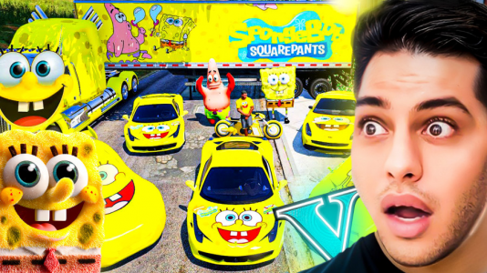  استریم جی‌تی‌ای ۵: داستانی ۵ - احسان باکستر - فصل ۱ - نجات ماشین‌های باب اسفنجی