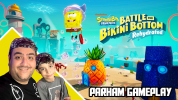 پوستر استریم باب اسفنجی شلوار مکعبی با رایبد - پرهام گیم پلی