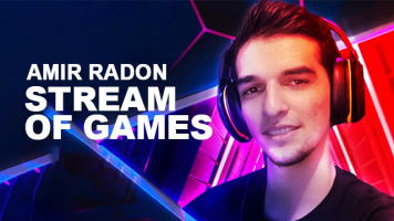 پوستر استریم بازی‌های ماجراجویی - امیر رادون