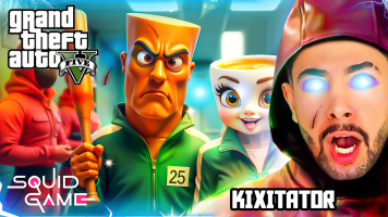 پوستر استریم جی‌تی‌ای 5: تونگ تونگ سحور و اسکویید گیم - کیکسیتاتور