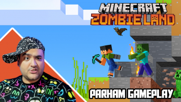 پوستر استریم ماینکرفت: سرزمین زامبی - پرهام گیم پلی