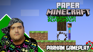 پوستر استریم ماینکرفت: دنیای کاغذی - پرهام گیم پلی