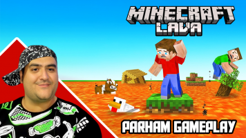 پوستر استریم ماینکرفت: سرزمین مذاب - پرهام گیم پلی