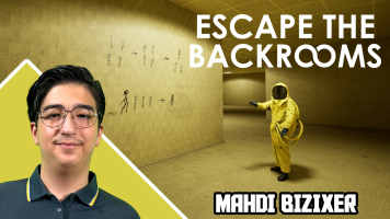 پوستر استریم فرار از بک رومز - مهدی بیزیکسر