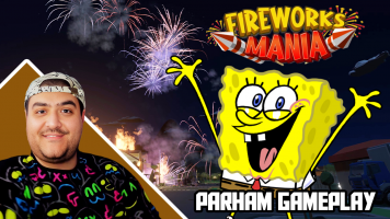 پوستر استریم شبیه‌ساز آتش‌بازی باب اسفنجی - پرهام گیم پلی