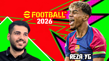 پوستر استریم ای‌فوتبال 2026: چالش دربی تهران - رضا وای‌جی