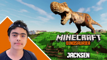 پوستر استریم ماینکرفت: سروایول دایناسور - جکسن