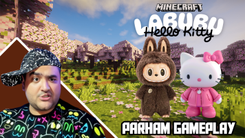 پوستر استریم ماینکرفت: لبوبو و هلو کیتی - پرهام گیم پلی