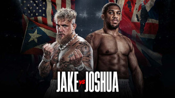 پوستر مسابقه بوکس جیک پاول در برابر آنتونی جاشوا