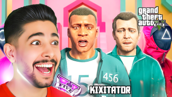 پوستر استریم جی‌تی‌ای 5: اسکویید گیم - کیکسیتاتور