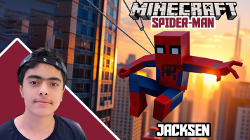 پوستر استریم ماینکرفت: مردعنکبوتی - جکسن