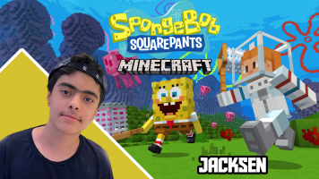 پوستر استریم ماینکرفت: پاتریک و باب اسفنجی 4 - جکسن