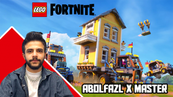 پوستر استریم فورتنایت لگو - ابوالفضل ایکس مستر
