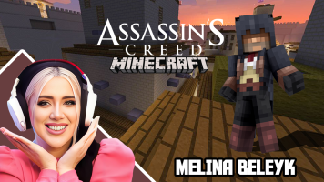 پوستر استریم ماینکرفت: اساسین - ملینا بلیک