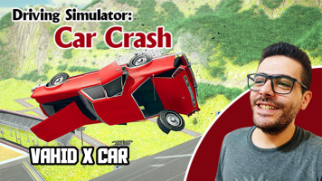 پوستر استریم شبیه‌ساز تصادف ماشین - وحید ایکس کار