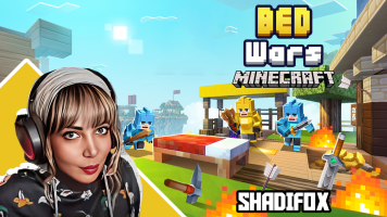 پوستر استریم ماینکرفت: بدوارز - شادی فاکس