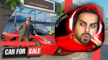 پوستر استریم شبیه‌ساز فروشنده خودرو - علی کامیکس