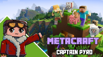 پوستر استریم ماینکرفت: متاکرفت - کاپیتان پایرو