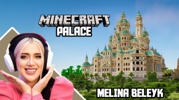 پوستر استریم ماینکرفت: راز بزرگ قصر - ملینا بلیک