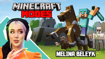 پوستر استریم ماینکرفت: مودهای جدید - ملینا بلیک