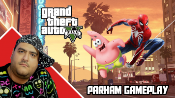 پوستر استریم پاتریک و مرد عنکبوتی در جی‌تی‌ای 5 - پرهام گیم پلی