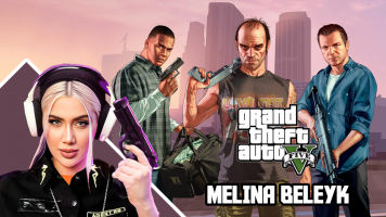 پوستر استریم جی‌تی‌ای 5: سرقت از موزه - ملینا بلیک