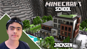 پوستر استریم ماینکرفت: ساخت مدرسه - جکسن