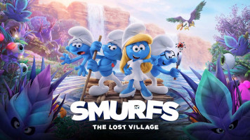 پوستر اسمورف ها دهکده گمشده