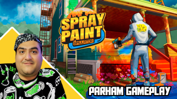 پوستر استریم شبیه‌ساز اسپری رنگ - پرهام گیم پلی