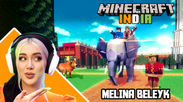 پوستر استریم ماینکرفت: مسافری از هند - ملینا بلیک