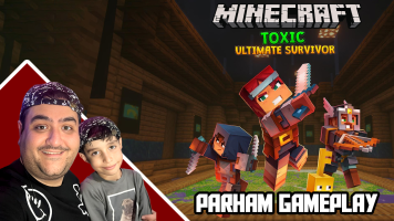 پوستر استریم ماینکرفت: سرزمین اسیدی با رایبد - پرهام گیم پلی