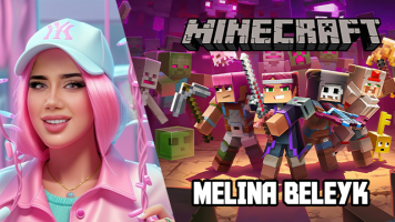 پوستر استریم ماینکرفت: کجای دنیای ماینکرفت‌ایم - ملینا بلیک