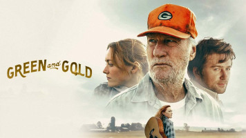 پوستر سبز و طلایی